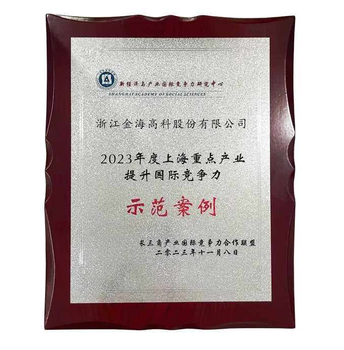 2023年度上海重点产业提升国际竞争力示范案例